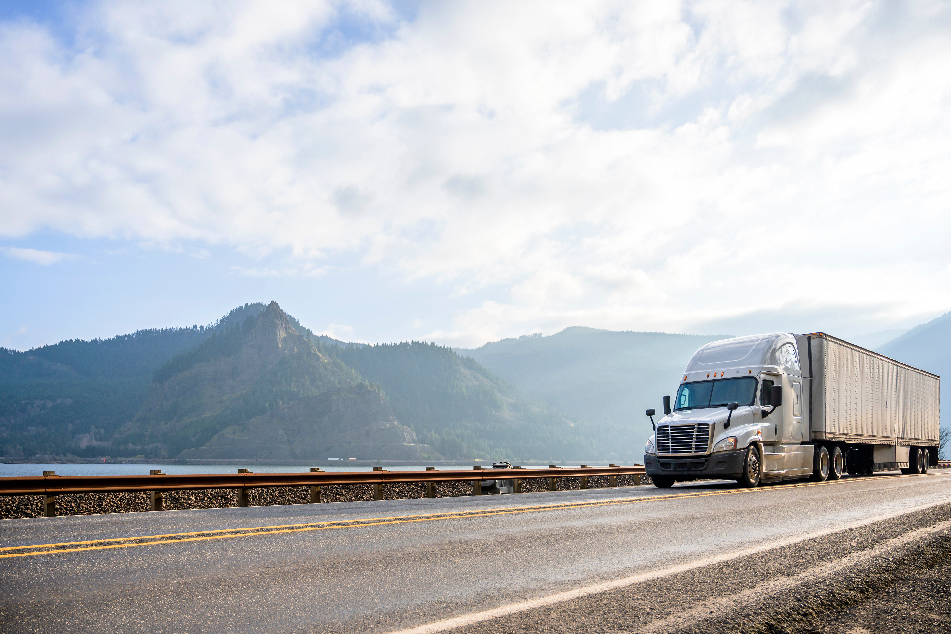 Fleet of trucks